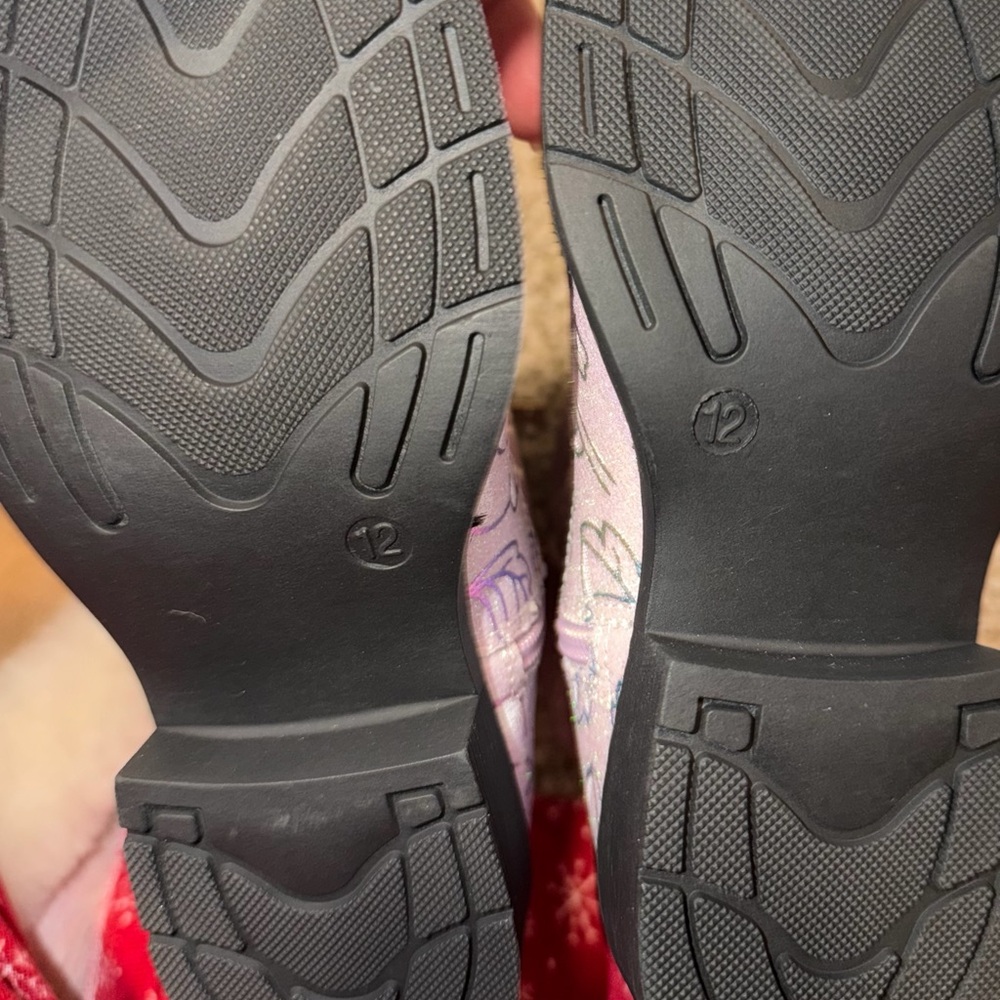 Girls Size 12 Pink & Purple Sparkly Western Cowboy Boots NWT - Picture 4 of 4